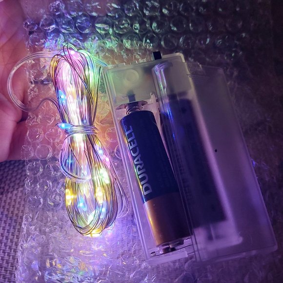 15 Feet 50 LED Sparkle Fairy Lights Battery Operated String Lights Any Ocassion - Picture 3 of 4